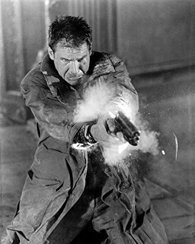 Blade Runner Harrison Ford 16x20 Canvas Giclee Firing Gun