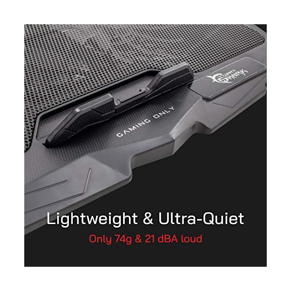 White-Shark-CP-25-Ice-Warrior-Gaming-Laptop-Cooling-Pad-Quiet-Fan-Mat-Powerful-1500RPM-LED-Lighting-Adjustable-Ergonomic-Stand-for-Bed-Lightweight-Portable-2-USB-Ports-for-Laptops-Up-to-175 White Shark CP-25 Ice Warrior Gaming Laptop Cooling Pad, Quiet Fan Mat, Powerful 1500RPM, LED Lighting, Adjustable…