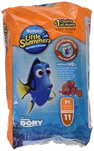 Huggies Little Swimmers Disposable Swimpants, Medium, Pack/11 Disney Character may be different