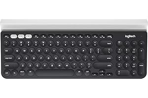 logitech K780 Multi-Device Wireless Keyboard for Computer, Phone and Tablet (Renewed)