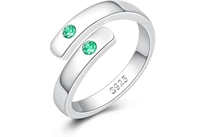 BEILIN 925 Sterling Silver Inspirational Jewelry Rings Adjustable Ring Personality Encouragement Gift for Teens Girls Women