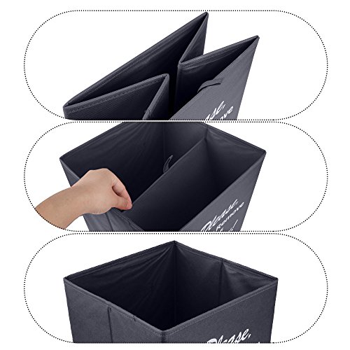 Shoe Covers Box, Opret Foldable Shoe Covers Holder Bootie Box Disposable Shoe Covers Box for Realtors and Open House(Black)