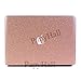 PapyHall MacBook Air 11 inch Case, Bling Bling Crystal Rubberized Coated Hard Cover Case Colored Glitter Design Plastic Hard Case for Apple Macbook Air 11 inch Model : A1370/A1465 - Rosegoold