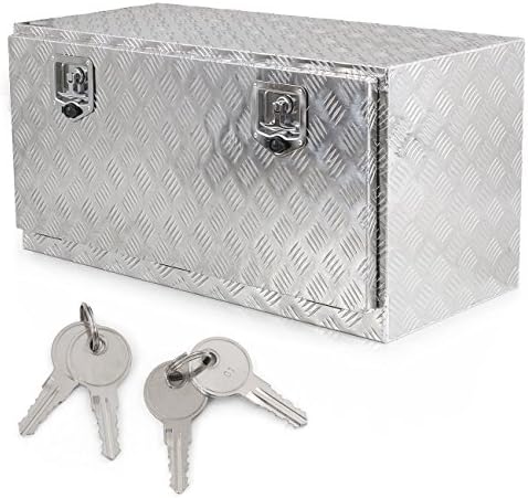 36" Aluminum Truck Tool Storage Under Bed w/Lock