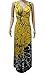 Summer Women Sleeveless V Neck African Floral Print Long Maxi Evening Bodycon Dress