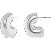 Amazon Essentials Polished Thick Tube C Hoop