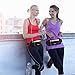 FREETOO Running Belt, Running Waist Pack Bounce Free Waist Pouch Exercise Workout Belt for Women&Men, Ideal for Apple iPhone 8/7/6s/6 (Black&Green) (Slim)