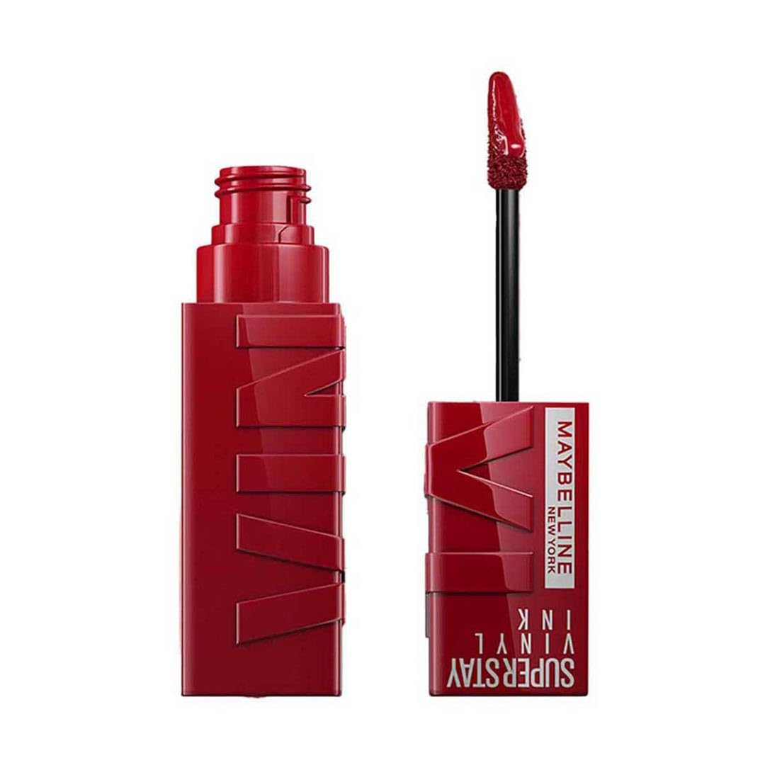 Maybelline New York Super Stay Vinyl Ink Liquid Lip Colour, 16HR Long-Lasting, Ultra-Pigmented, Smudge & Transfer-Proof, High Shine Finish, Vegan Formula for Comfortable Wear, Shade: 10 Lippy — image 1