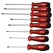 Texas Best Screwdriver Set | Chrome Vanadium Steel Blades | Magnetic Tips | Super Comfort Grip Handle (8 Pc)