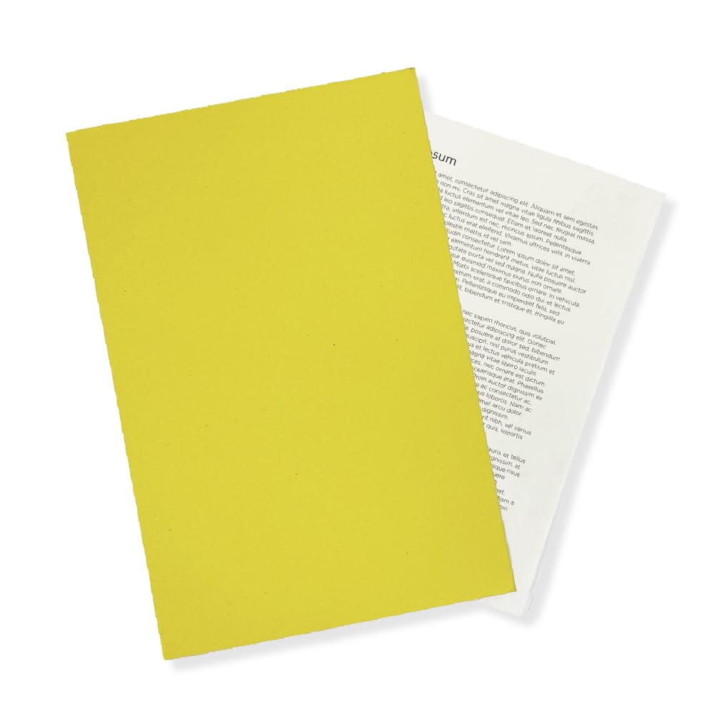 Exacompta - Ref FS315-YLWZ - Guildhall - Square Cut Folder, 35 x 24.2cm, 315gsm Premium Heavyweight Manilla, Holds A4 & Foolscap Documents, Blue Angel Certified - Yellow, Pack of 100