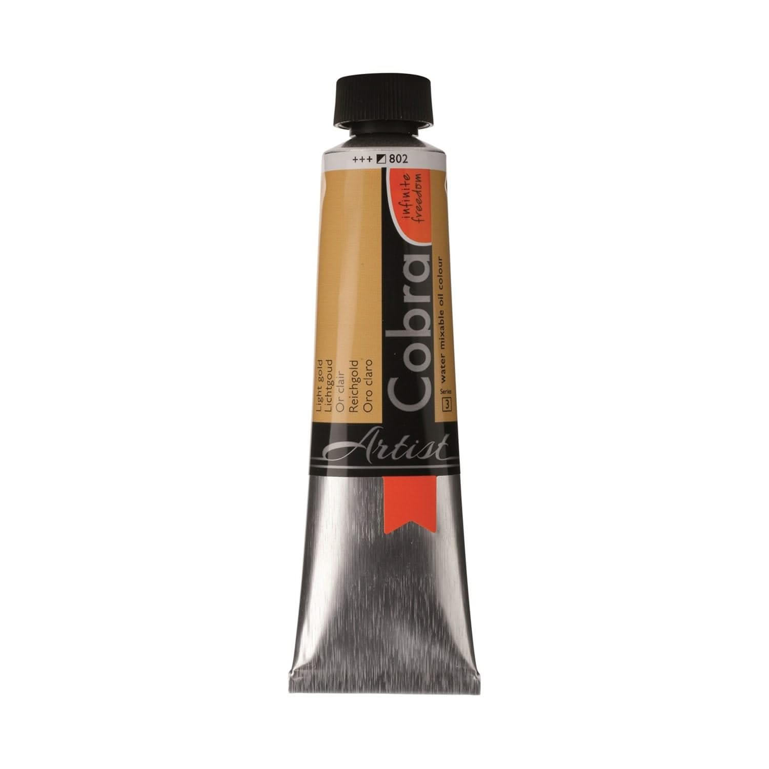 Cobra Artist Oil Colour Tube 40 ml Light Gold 802