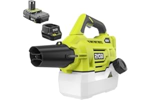 RYOBI ONE+ 18-Volt Lithium-Ion Cordless Mister with 2.0 Ah Battery and Charger Included Green