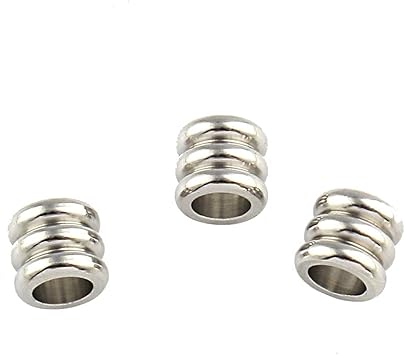 Perle acier pour bracelet Clearance