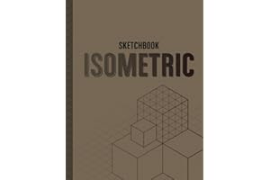 Isometric Sketchbook: 0.25" Triangular Grid Graph Paper | 60 Pages (30 Double-Sided Sheets)