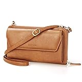 nuoku Womens RFID Wallet Purse Wristlet Crossbody