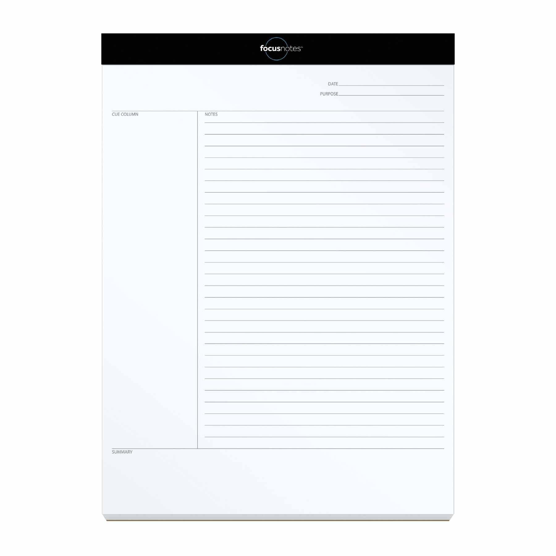 Photo 1 of Oxford Tops FocusNotes Writing Pad, 8-1/2" x 11-3/4", 50 Sheets (77103)