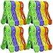 Acerich 16 Pcs Beach Towel Clips Beach Chair Clips Beach Towel Holder in Bright Colors - Keep Your Towels from Blowing Away