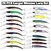 XBLACK Fishing Lures Set Large Hard Bait Minnow Lure with Treble Hook Swimbait Fishing Bait Sinking Lure for Bass Trout Walleye Redfish Saltwater Freshwater
