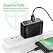 [QC3.0=2USB]Dual Quick Charge3.0 USB Wall Charger Adapter Charging Block Plug,30WTravel QC2.0 SmartPorts+Foldable Plug for SamsungS9S8 Note8,iPhoneX/8iPad LGNexusHTC&More