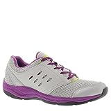 Vionic Womens Motion Venture Lace Up Athletic Sneaker Shoes, Silver, US 7