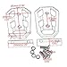Aluminum CNC Gray Driver Plus Footrest Foot Pegs For BMW G310GS 2017-2018 R1200GS 2013-2017 S1000XR 2015-2017