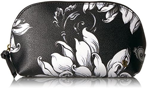 Elliott Lucca Artisan Dome Cosmetic, Black/White Wildflower