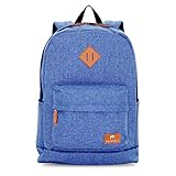 Panport Classic Laptop Computer Backpack Shockproof Lightweight Bookbag Azure