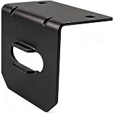 Aulpq Universal Receiver Trailer Mounting Bracket, Compatible with 58300 58301, for 4 Way Trailer Plug and Trailers Wire Connector,Vehicle-Side Trailer Wiring Harness Mounting Bracket