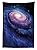 Wide Tap Tablecloth Spiral Galaxy Andromeda Milky Way Cosmic Dust Infinity Glow Mystery Image Dining Room Kitchen Rectangular Table Cover Dark Blue Purple