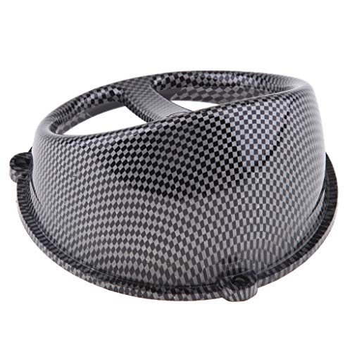 Homyl High Performance Racing Air Scoop Hood Cap Fan Cover for GY6 125cc 150cc Motorcycle Scooter 152QMI 157QMJ - Carbon Fiber - Thumbnail 7