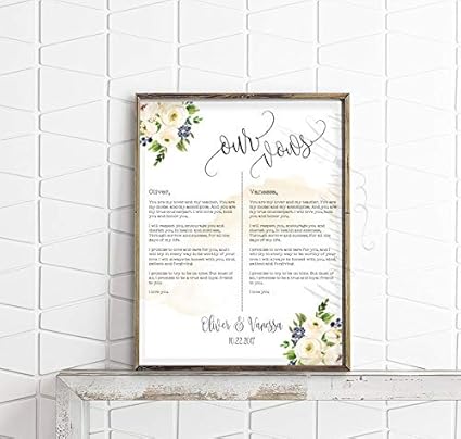 Seleprint Vow Renewal Cadeau De Mariage Pour Femme Paroles De Chanson Pour Le Premier Anniversaire De Mariage Papier Vows Cadeau De Mariage Song Paroles Cadeau Pour Lui Amazon Fr Bebes Puericulture Seleprint Vow Renewal Cadeau De Mariage Pour Femme Paroles De Chanson Pour Le Premier Anniversaire De Mariage Papier Vows Cadeau De Mariage Song Paroles Cadeau Pour Lui Amazon Fr Bebes Puericulture