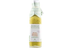 Patricia Quintana Honey Mustard Salad Dressing with Olive Oil Base – Premium Gourmet Flavor – 12.34 fl oz