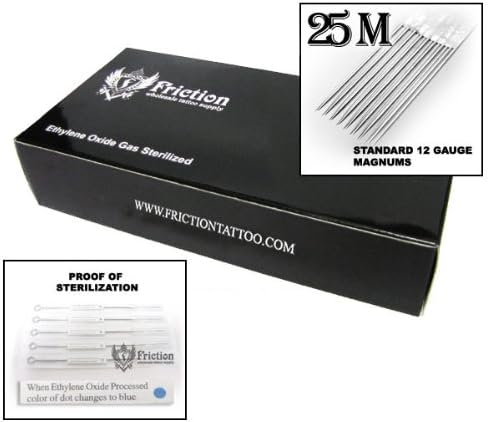 25 M1 Magnum Mag Tattoo Needles Sterilized Supply (30/box)