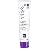 Andalou Naturals DIY Booster SPF 30 Facial Serum Unscented, Anti Aging Face Sunscreen with Broad Spectrum Protection, Moisturizing for Dry to Very Dry Skin, 2 Fl Oz