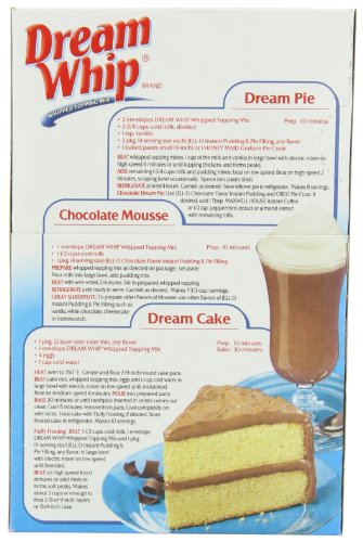 Dream Whip Whipped Topping Mix, 5.2-Ounce Boxes (Pack of 6 