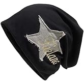 Peoaieh Y2K Slouch Hat Star Beanie Hat Grunge Accessories Winter Warm Cap Retro Design Knit Beanie for Women Men