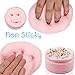 Jumbo Pink Fluffy Floam Slime DIY Kit with Colorful Foam Beads, Easy Bubble Slime Scented Crunchy Slime with Container, Non Sticky Clay Kids Adults Party Toy Favor Birthday Idea for Boys Girls