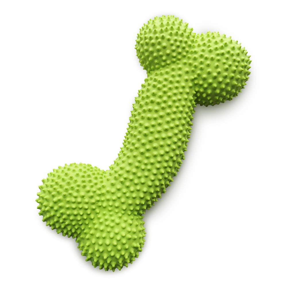 Petper Cw-0094EU Dog Squeaky Toy Latex Puppy Play Spiny Bone Dog Toy, Interactive Toy For Playing & Training