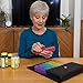 Jumbo Size 7 Day Weekly XL Pill Organizer Travel Box Vitamin Daily Reminder Extra Large [10.4″ X 7″ X 1.6″] XXL Pills Boxes Medication Container PU Leather AM Noon PM Pill Case from Zzteck