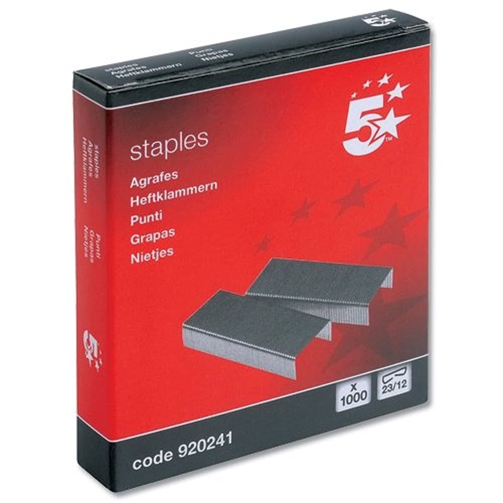 5 Star Staples 23-12 Ref 920241 [Box 1000]