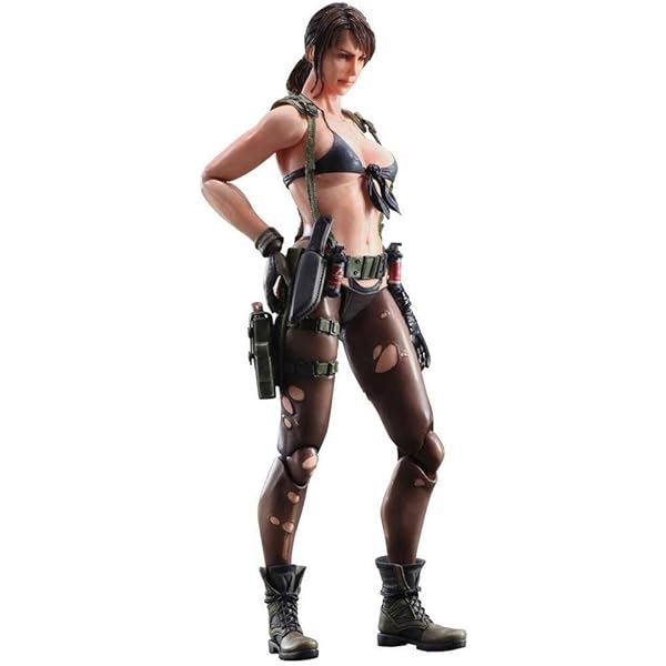 Amazon Com Square Enix Enx392 Play Arts Kai Quiet Metal Gear Solid V The Phantom Pain Action Figure Toys Games