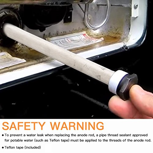 Eleventree RV Water Heater Anode Rod,Magnesium anode rod for Suburban