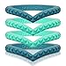 Rinfit Designed Silicone Wedding Ring for Women Set of Thin & Stackable Rings. 3 Pack & 4 Pack. Comfortable, Soft Rubber Wedding Bands. Durable Wedding Rings Replacement. Patent Pending. Size 4-9