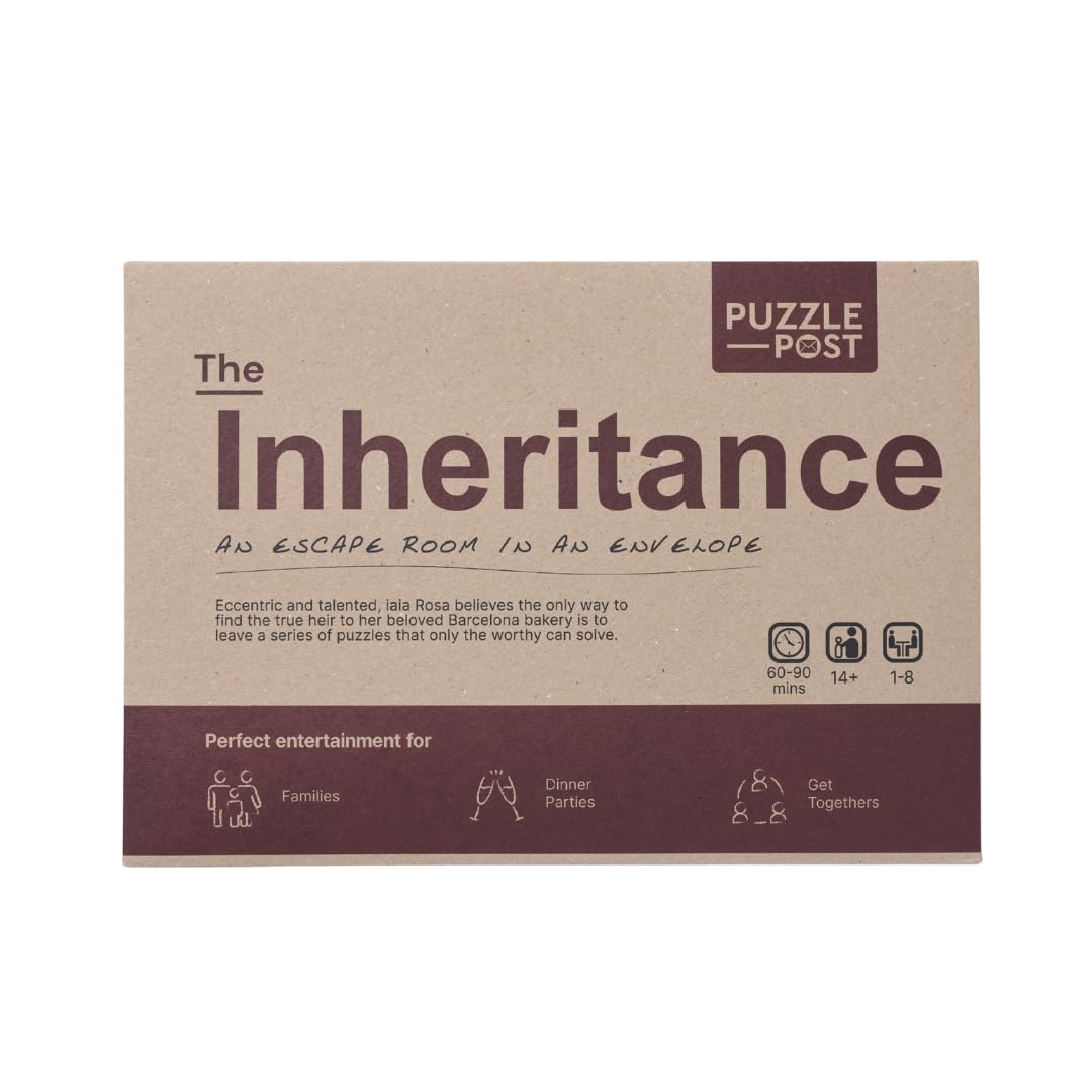 Unique Escape Room In An Envelope | Great For Groups - Families & Friends | Perfect For Games Night | Escape Room In A Box | Puzzle Mystery Game - The Inheritance โ image 1