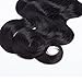 ZILING Brazilian Virgin Hair Body Wave with Lace Closure 3 Bundles with Closure(12 14 16 w 12 Free Part )