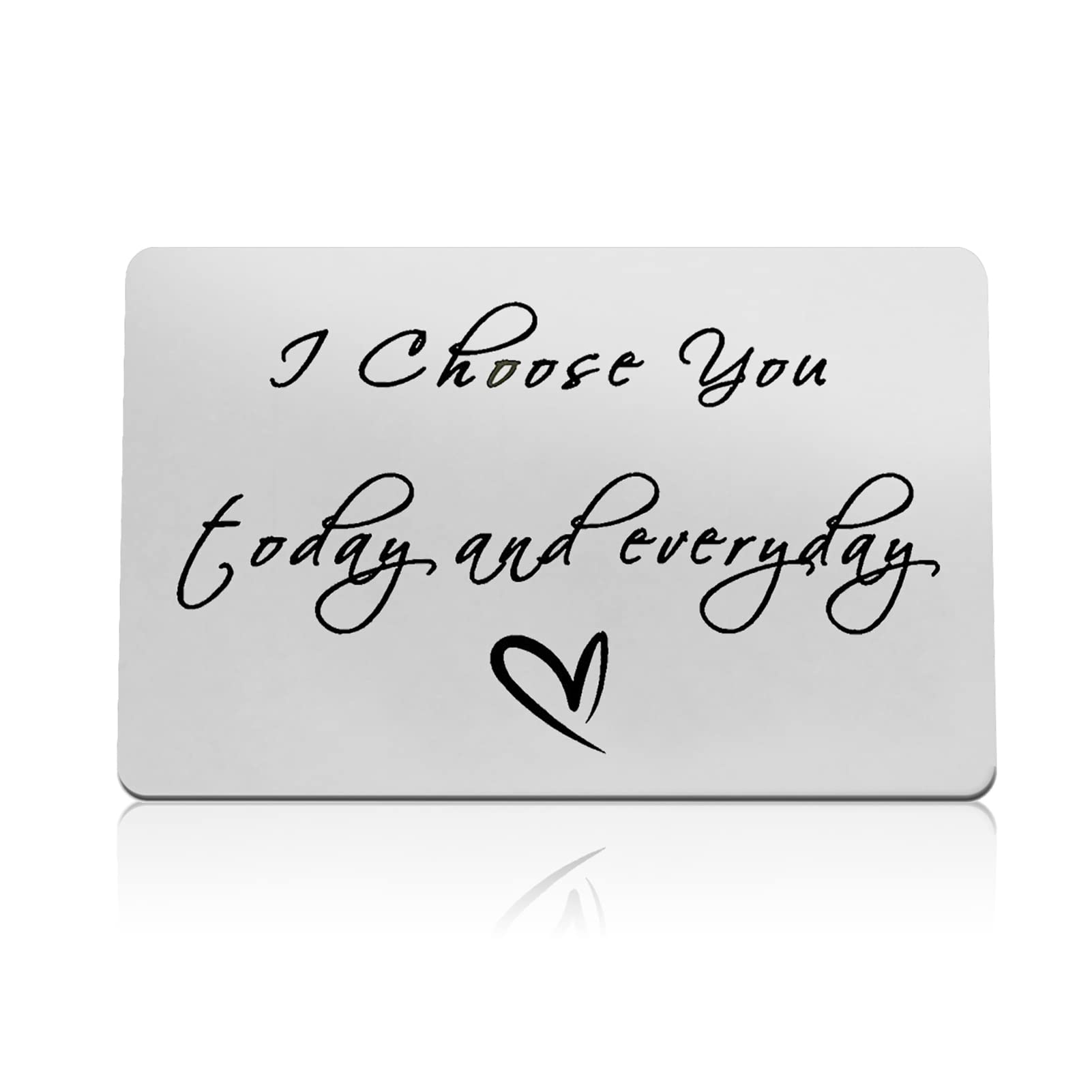 Bride to Groom Wedding Day Card Husband Gifts from Wife Groom Gifts from Bride Metal Wallet Card Gift Anniversary Card Gifts for Husband Him Engagement Valentines Gift for Boyfriend Fiance Couple Gift