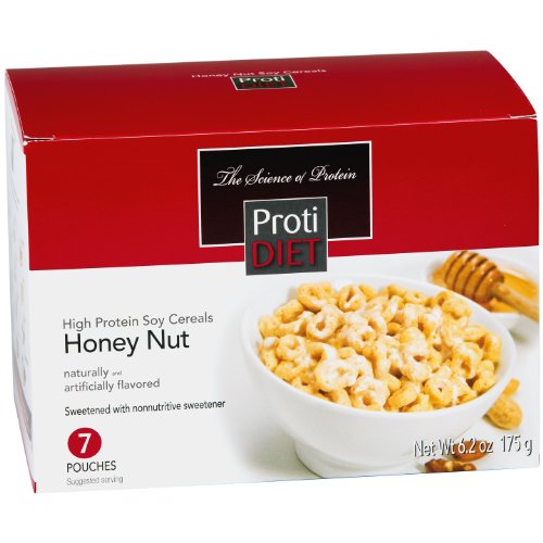 ProtiDiet High Protein Soy Cereals Honey Nut 6.2 oz. (7 servings) in