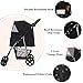 VIAGDO Dog Stroller, Pet Strollers for Small Medium Dogs & Cats, 4 Wheels Dog Jogging Stroller Folding Doggy Stroller with Storage Basket for Dog & Cat Traveling Strolling Cart (Black)thumb 2