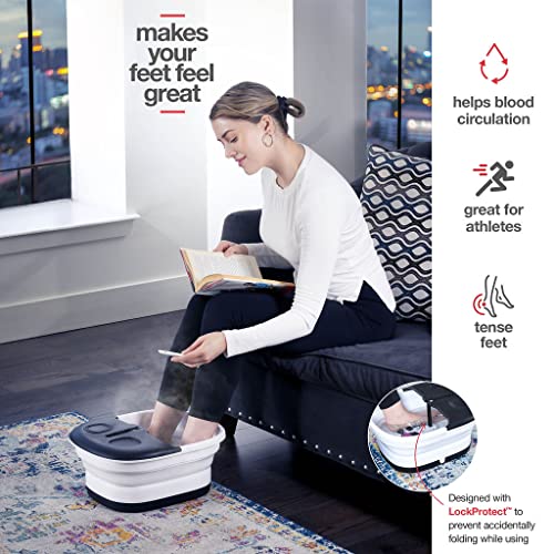 Medical king Foot Spa with Heat and Massage and Jets Includes A Remote