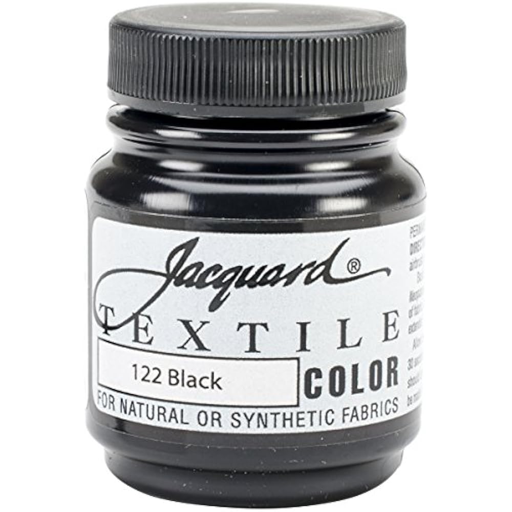 Products TEXTILE1122 Textile Color Fabric Paint, 2.25Ounce, Black eBay